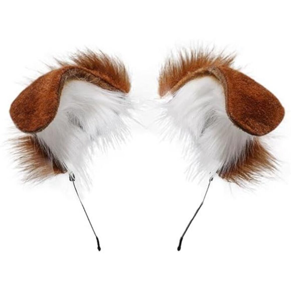 Cosplay Fox Wolf Bear Cat Dog Ears Headband Hairband Hair Hoop Clips - Picture 8 of 8